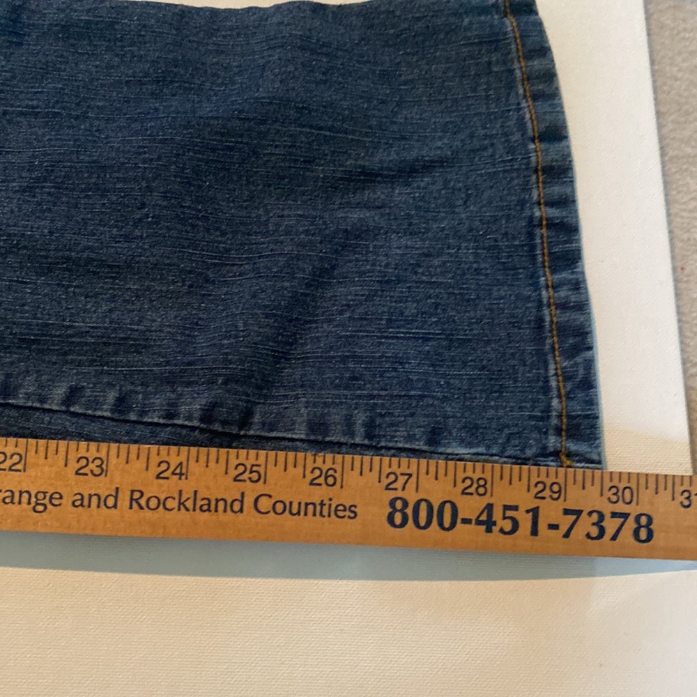 NWT & Vintage Rave Distressed Flare Jeans - Picture 6 of 9